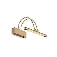 Подсветка для картин LED BOW AP D26 OTTONE SATINATO Ideal Lux латунь в стиле современный
