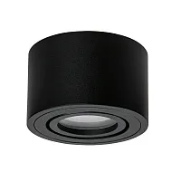 Светильник накладной Unito A0550PL-1BK Arte Lamp чёрный на 1 лампу, основание чёрное в стиле современный круглый