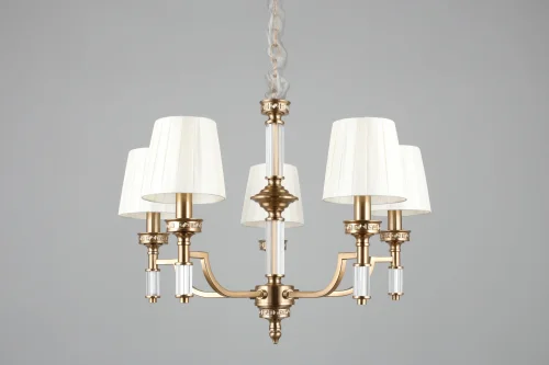 Люстра подвесная Dimaro OML-87813-05 Omnilux бежевая на 5 ламп, основание хром в стиле классический фото 3 Люстра подвесная Dimaro OML-87813-05 Omnilux бежевая на 5 ламп, основание хром в стиле классический фото 3