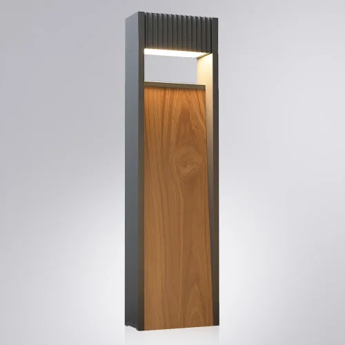 Парковый светильник LED Arneb A2146PA-1BR Arte Lamp уличный IP65 чёрный коричневый на 1 лампу, плафон коричневый чёрный в стиле современный хай-тек LED фото 4