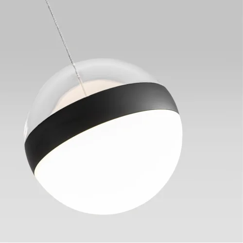 Светильник подвесной LED Roni 5075/12L Odeon Light белый 1 лампа, основание чёрное в стиле современный шар встраиваемый фото 6