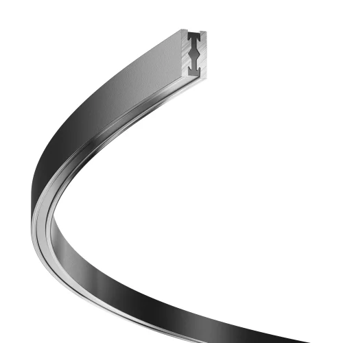 Шинопровод круглый из полукругов 1800мм Flarity черный TRX154-2SR-D1800-B Maytoni чёрный в стиле хай-тек современный для светильников серии Magnetic trаck system Flarity flarity магнитная