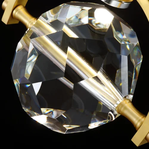 Настенный светильник GOLF WALL 208317-23 ImperiumLoft прозрачный на 1 лампу, основание латунь в стиле современный фото 4