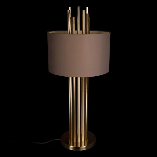 Настольная лампа Empire 10284 LOFT IT коричневая 1 лампа, основание золотое металл в стиле   фото 4