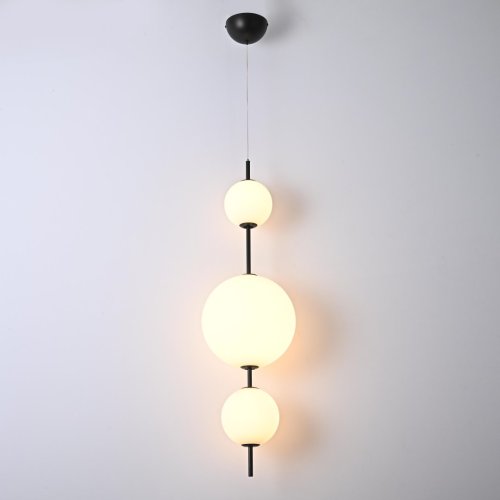 Светильник подвесной LED White 85415-22 ImperiumLoft белый 3 лампы, основание чёрное в стиле современный  фото 8