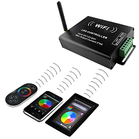 Контроллер Master WiFi + RC LED RGB 12V/24V max 4A*3CH 410904 LightStar на 1 , основание в стиле Контроллер Master WiFi + RC LED RGB 12V/24V max 4A*3CH 410904 LightStar на 1 , основание в стиле