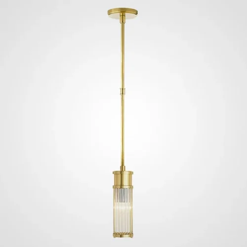 Светильник подвесной NICE 140893-26 ImperiumLoft прозрачный 1 лампа, основание латунь в стиле современный  фото 2