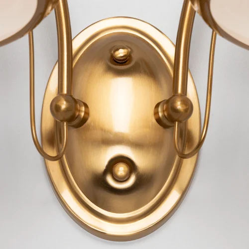 Бра Краков CL401323 Citilux белый на 2 лампы, основание бронзовое жёлтое в стиле современный фото 8