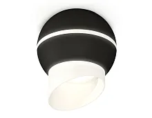 Светильник накладной Techno spot XS1102043 Ambrella light чёрный 1 лампа, основание чёрное в стиле современный круглый