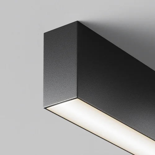 Светильник накладной LED Basis C068CL-12W3-6K-B Maytoni чёрный на 1 лампу, основание чёрное в стиле современный хай-тек прямоугольник фото 2