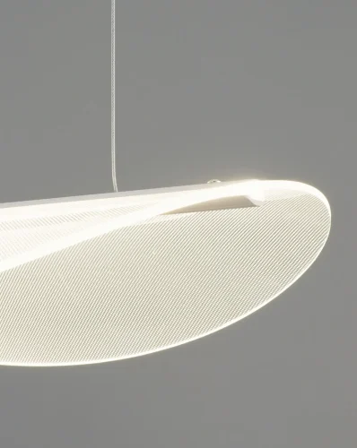 Светильник подвесной LED Napoli V10422-PL Moderli белый 1 лампа, основание белое в стиле современный хай-тек  фото 3