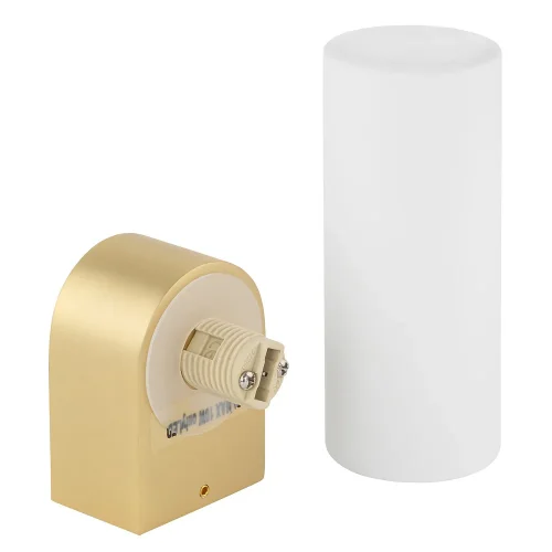 Бра Natalie 10724-NW Nowodvorski белый на 1 лампу, основание латунь в стиле современный фото 8 Бра Natalie 10724-NW Nowodvorski белый на 1 лампу, основание латунь в стиле современный фото 8