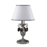 Настольная лампа P 9831 P Reccagni Angelo белая 1 лампа, основание никель металл в стиле классика 