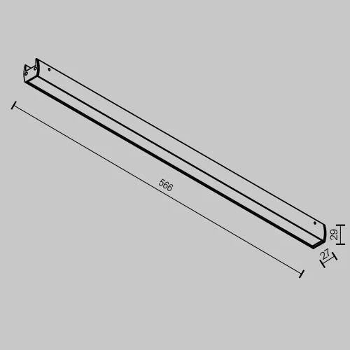 Трековый светильник LED Magnetic track system Elasity TR161-1-25W3K-B Maytoni чёрный для шинопроводов серии Magnetic track system Elasity чёрный фото 7