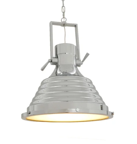 Светильник подвесной лофт Braggi LDP 706 Lumina Deco хром 1 лампа, основание хром в стиле лофт 