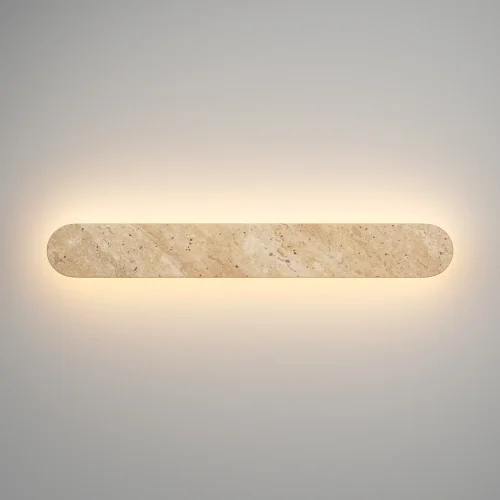 Бра LED Glamping MOD437WL-L13BG3K Maytoni коричневый бежевый на 1 лампу, основание бежевое коричневое в стиле современный кантри отражённый свет фото 6