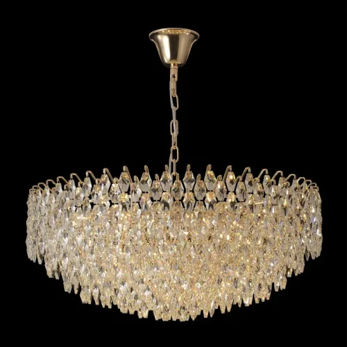 Люстра подвесная HEDONIST SP24 Crystal Lux золотая на 24 лампы, основание золотое в стиле классический фото 5 Люстра подвесная HEDONIST SP24 Crystal Lux золотая на 24 лампы, основание золотое в стиле классический фото 5