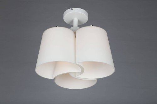 Люстра потолочная Toledo OML-28107-03 Omnilux белая на 3 лампы, основание белое в стиле современный  фото 2