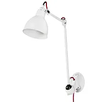 Бра в розетку Loft 765616 Lightstar белый 1 лампа, основание белое в стиле скандинавский лофт 