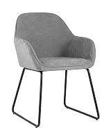 Стул Чак, серый УТ000004760 Stool Group, серый/ткань, ножки/металл/чёрный, размеры - ****560*620