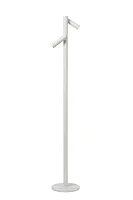 Торшер LED Antrim 27703/04/31 Lucide белый на 2 лампы, основание белое в стиле современный 