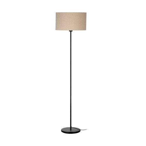 Торшер Feniglia 900862 Eglo  бежевый 1 лампа, основание чёрное в стиле современный кантри
