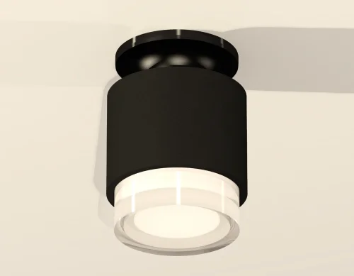 Светильник накладной Techno spot XS7511065 Ambrella light чёрный 1 лампа, основание чёрное в стиле хай-тек современный круглый фото 3