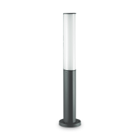 Парковый светильник LED ETERE PT ANTRACITE 3000K Ideal Lux уличный IP44 серый чёрный 1 лампа, плафон чёрный серый в стиле современный LED