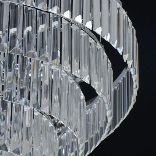 Люстра потолочная хрустальная Аделард 642013008 MW-Light прозрачная на 8 ламп, основание хром в стиле классический  фото 10