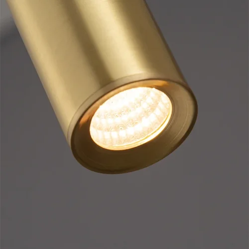 Светильник подвесной LED Drott 232365-23 ImperiumLoft латунь 1 лампа, основание латунь в стиле современный  фото 2