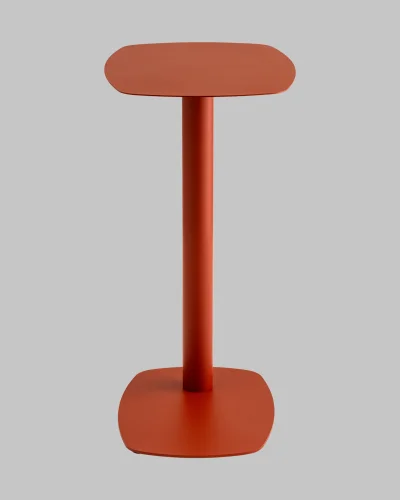 Журнальный столик Eanna S металл, красный УТ000040321 Stool Group столешница красная из металл фото 2