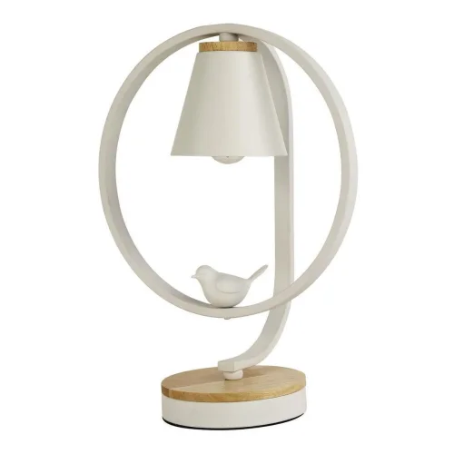 Настольная лампа Uccello 2939-1T F-promo белая 1 лампа, основание белое дерево металл в стиле кантри птички