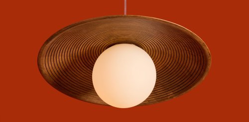 Светильник подвесной Albero FR5589PL-01T1 Freya коричневый белый на 1 лампу, основание латунь в стиле современный кантри фото 3 Светильник подвесной Albero FR5589PL-01T1 Freya коричневый белый на 1 лампу, основание латунь в стиле современный кантри фото 3