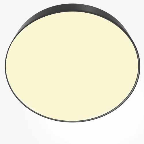 Светильник потолочный LED Zon C032CL-45W2.7K-RD-B Maytoni белый на 1 лампу, основание чёрное в стиле современный хай-тек круглый фото 2