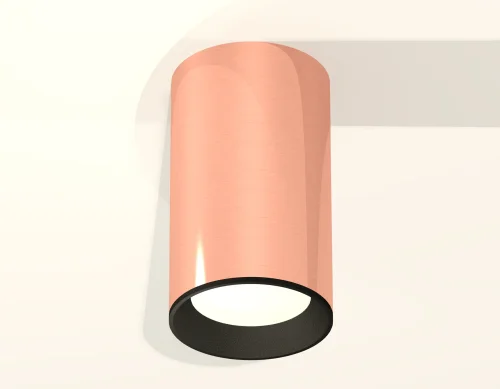 Светильник накладной Techno spot XS6326002 Ambrella light золотой розовый 1 лампа, основание золотое розовое в стиле современный круглый фото 2