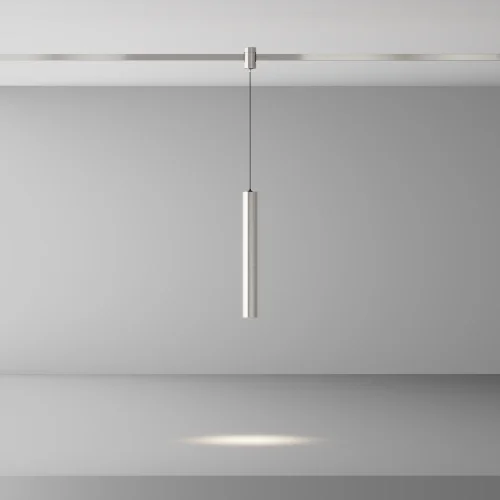 Трековый подвесой светильник Focus Led Flarity 4000K 5Вт 60° TR155-1-5W4K-PT Maytoni никель для шинопроводов серии Magnetic trаck system Flarity никель фото 4