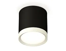 Светильник накладной XS8142001 Ambrella light чёрный 1 лампа, основание чёрное в стиле хай-тек круглый