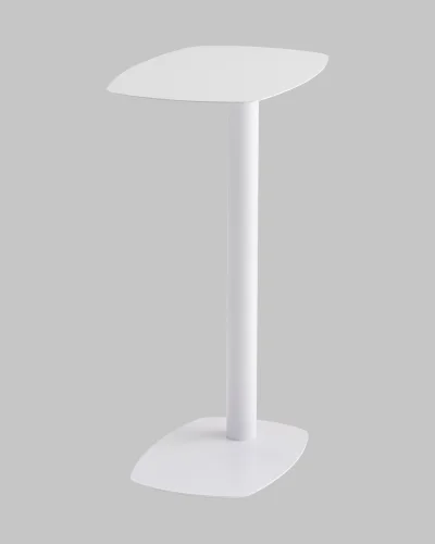 Журнальный столик Eanna L, металл, белый УТ000040329 Stool Group столешница белая из металл