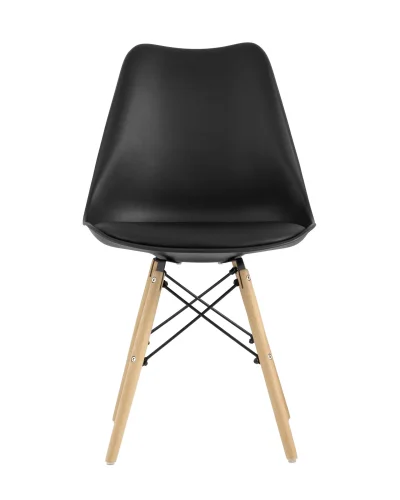 Стул Freames, черный УТ000025482 Stool Group, чёрный/экокожа, ножки/дерево/бежевый, размеры - ****480*430 фото 7