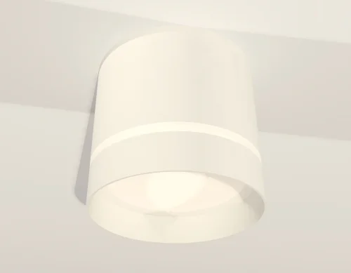 Светильник накладной XS8110006 Ambrella light белый 1 лампа, основание белое в стиле хай-тек круглый фото 2