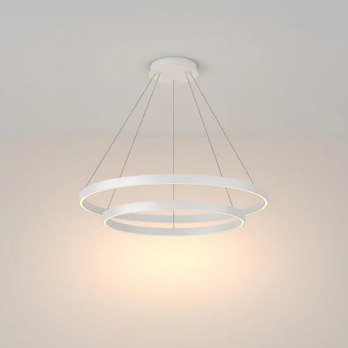 Светильник подвесной LED Rim MOD058PL-L74W3K Maytoni белый 1 лампа, основание белое в стиле модерн хай-тек кольца фото 5