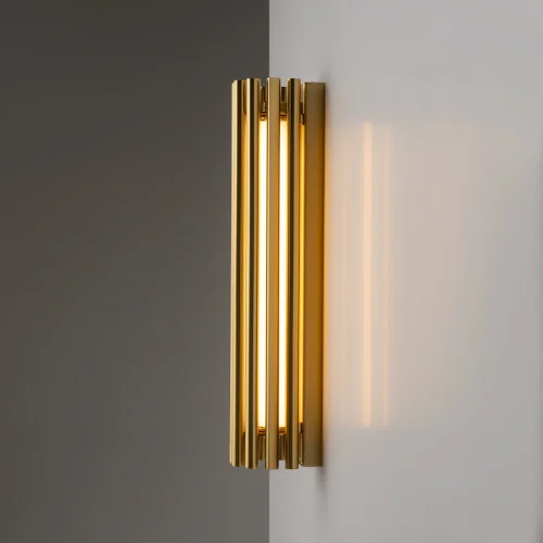 Бра LED Sonata MOD410WL-L12BS3K Maytoni латунь на 1 лампу, основание латунь в стиле современный хай-тек фото 6