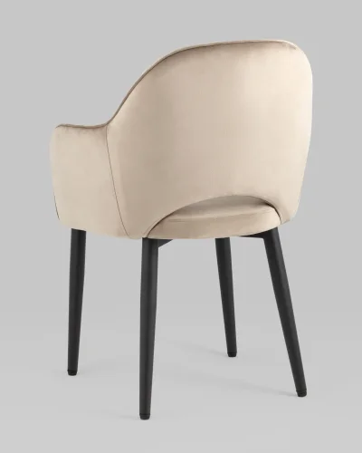 Стул Венера диамант NEW, велюр шампань NP УТ000038907 Stool Group, бежевый/велюр, ножки/металл/чёрный, размеры - ***** фото 7