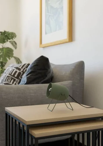 Настольная лампа Tilston 44136 Eglo зелёная на 1 лампу, основание зелёное металл в стиле современный лофт фото 2