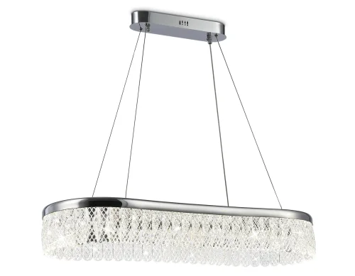 Светильник подвесной LED TR49733 Ambrella light прозрачный 1 лампа, основание хром в стиле современный хай-тек  фото 5