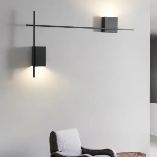 Настенный светильник BURTON 208906-23 ImperiumLoft чёрный на 2 лампы, основание чёрное в стиле современный фото 12 Настенный светильник BURTON 208906-23 ImperiumLoft чёрный на 2 лампы, основание чёрное в стиле современный фото 12