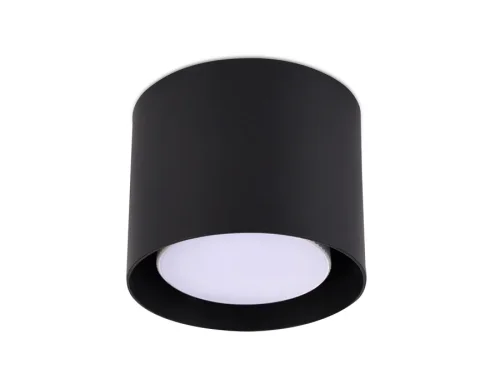 Светильник накладной TN703 Ambrella light чёрный 1 лампа, основание чёрное в стиле хай-тек современный круглый фото 2
