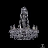 Люстра подвесная 1409/12/240/h-76 Pa Bohemia Ivele Crystal без плафона на 12 ламп, основание бронзовое в стиле классический sp