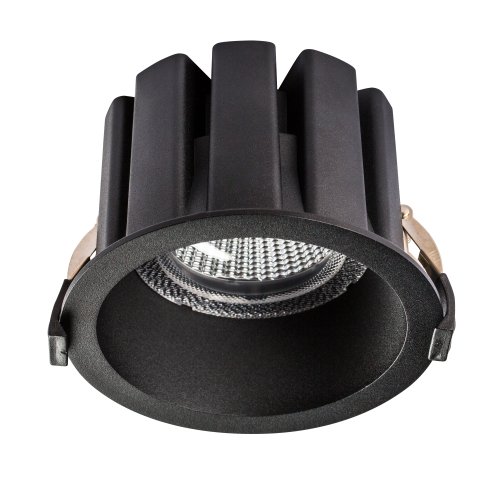 Светильник точечный LED Ciclone 385147 Lightstar чёрный на 1 лампу, основание чёрное в стиле современный круглый