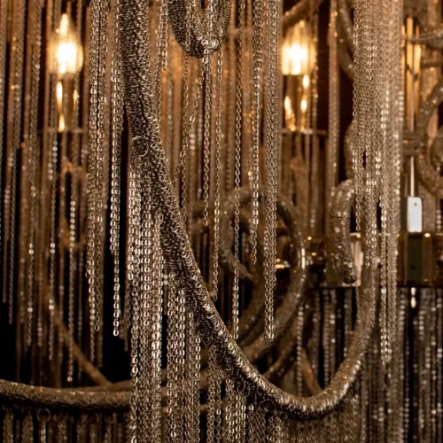 Люстра подвесная Wonderland 10405/24 LOFT IT без плафона на 24 лампы, основание никель в стиле арт-деко фото 5